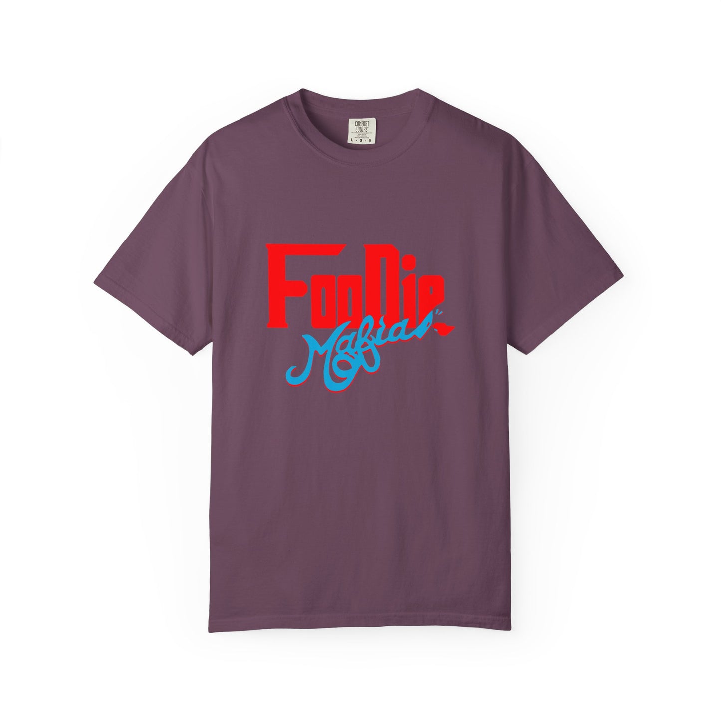 L.O.E.F Red Foodie Mafia Unisex Tee Shirt (Sky Blue)