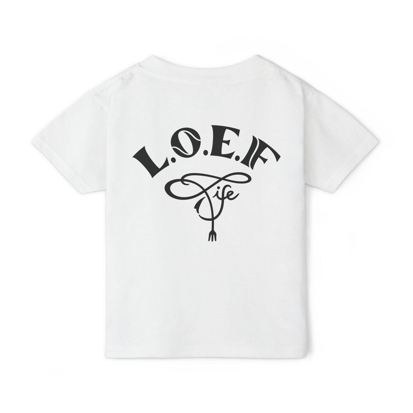 L.O.E.F Foodie 4Life Baby Tee Shirt  (Violet)