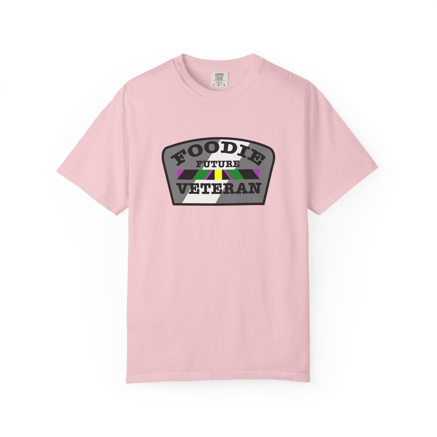 L.O.E.F Foodie Veteran FUTURE Unisex Tee Shirt (Gray)