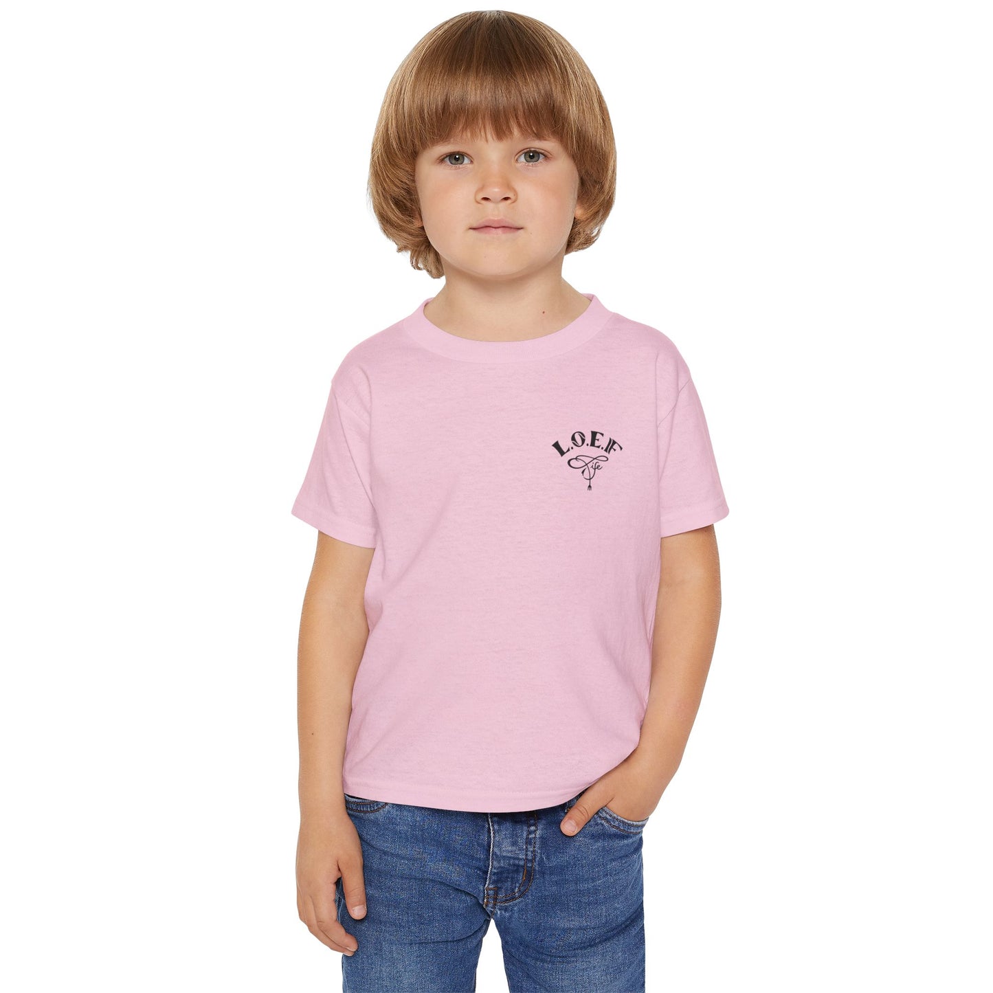 L.O.E.F Foodie 4Life Baby Tee Shirt (Fiery Red)