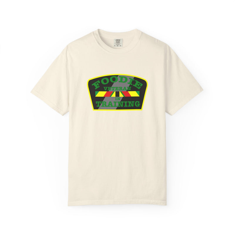 L.O.E.F Foodie Veteran IN TRAINING Unisex Tee Shirt (Green)