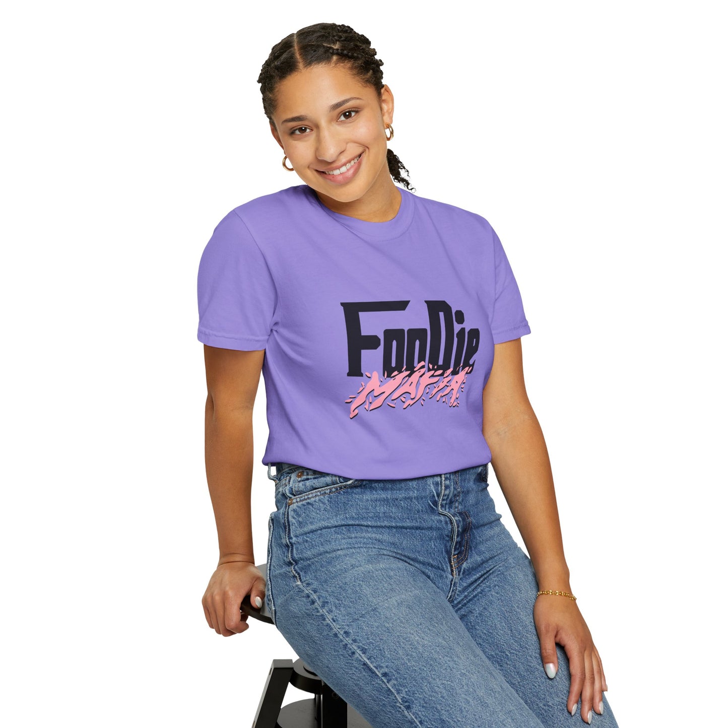 L.O.E.F Foodie Mafia Tee Shirt (Soft Pink)