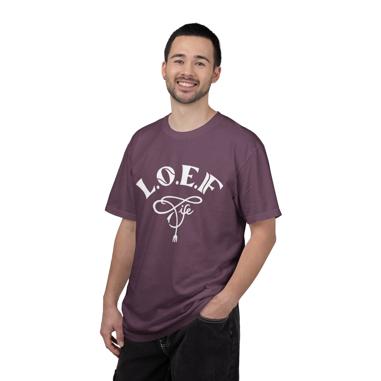 L.O.E.F Life Unisex Tee Shirt (White)