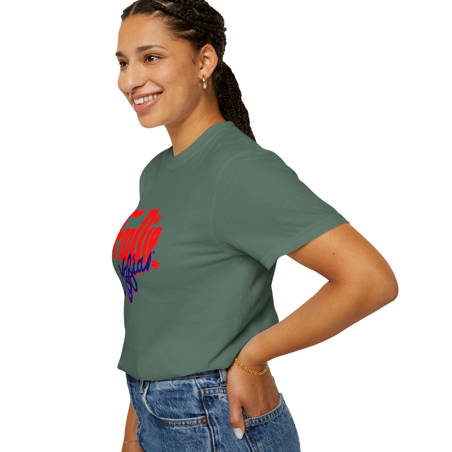 L.O.E.F Red Foodie Mafia Unisex Tee shirt (Dark Blue)