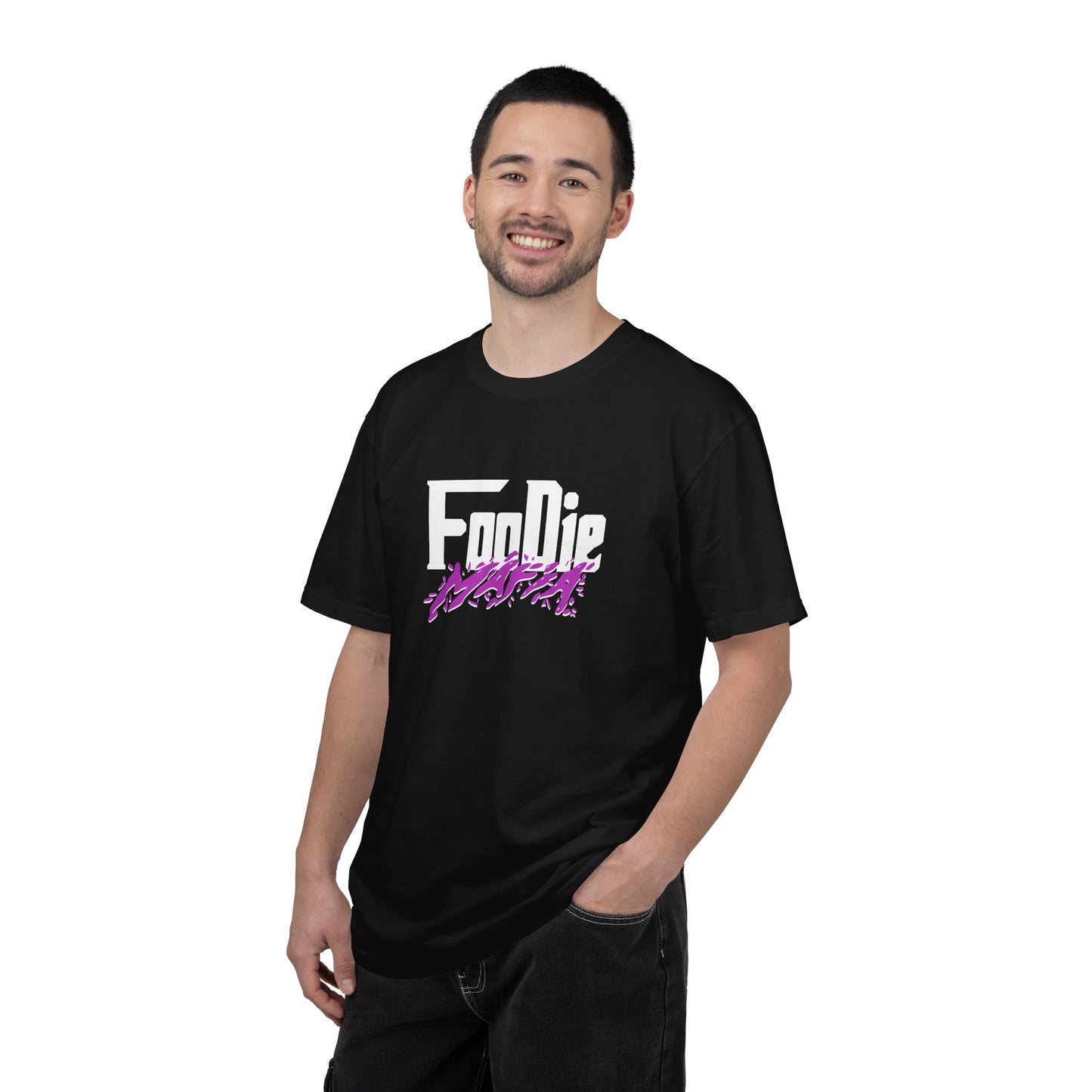 L.O.E.F White Foodie Mafia Tee Shirt (Purple)