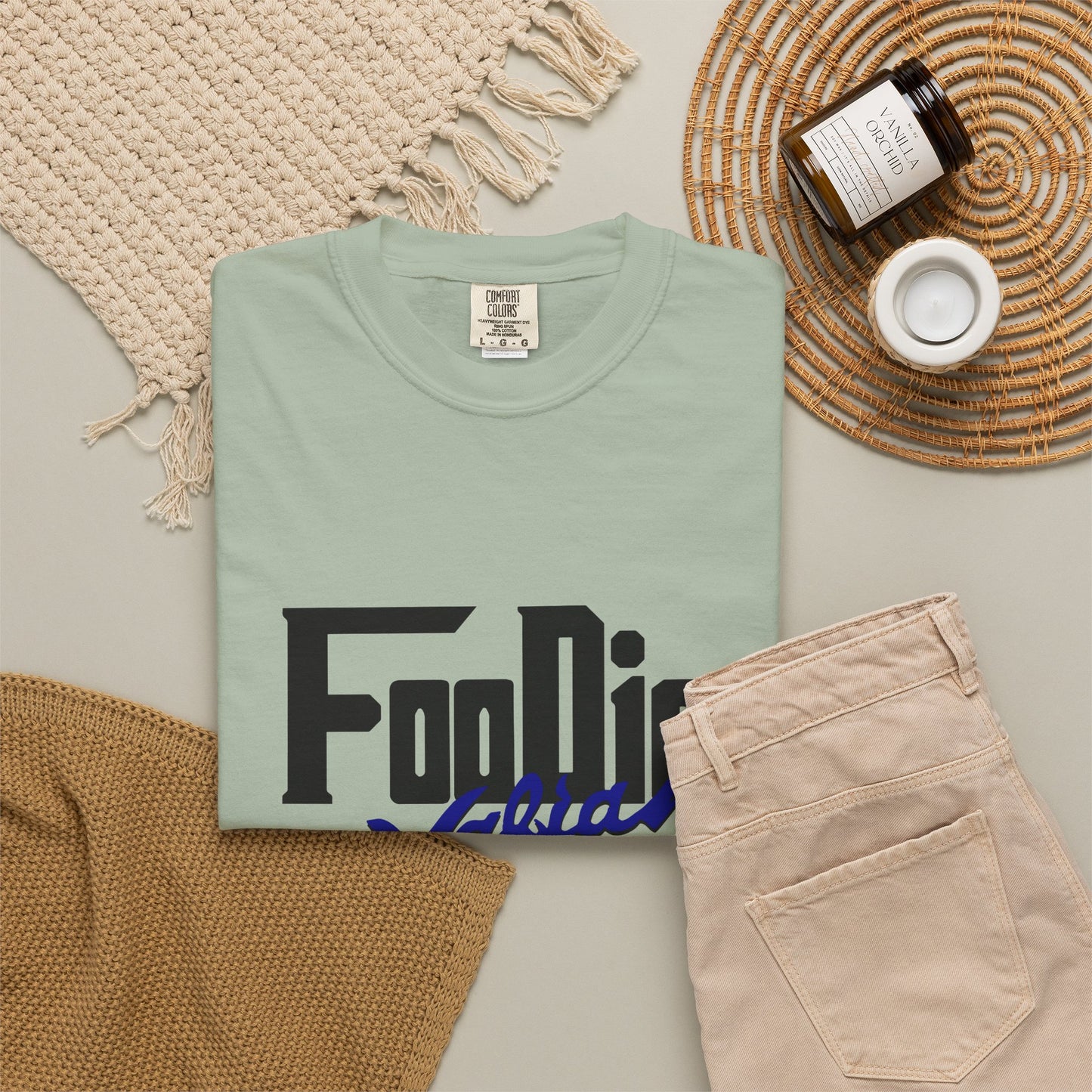 L.O.E.F Foodie Mafia Unisex Tee shirt (Dark Blue)