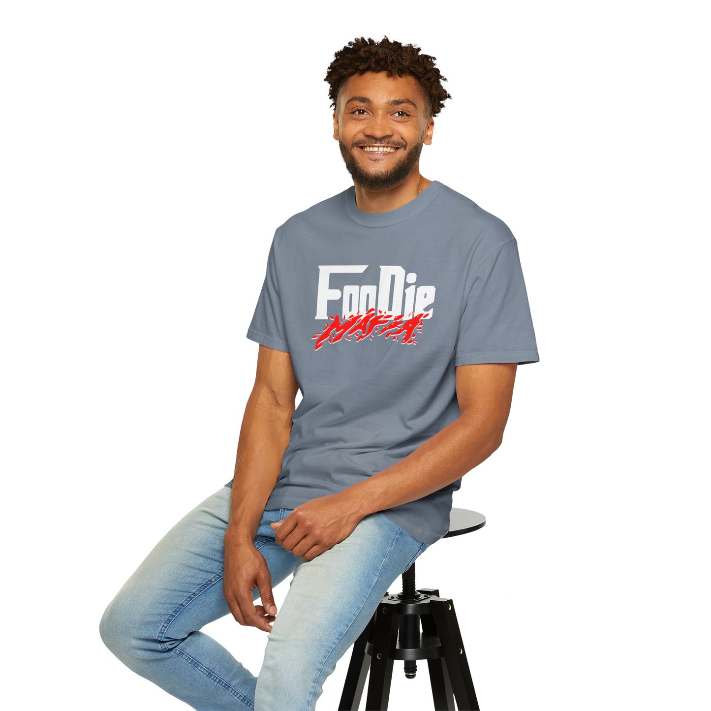 L.O.E.F Foodie Mafia Unisex Tee Shirt  (Red)
