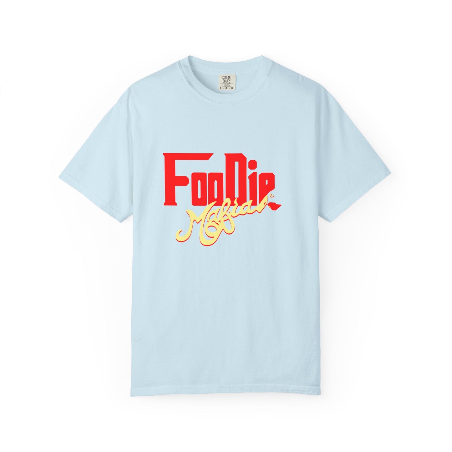 L.O.E.F Red Foodie Mafia Unisex Tee Shirt (Soft Yellow)