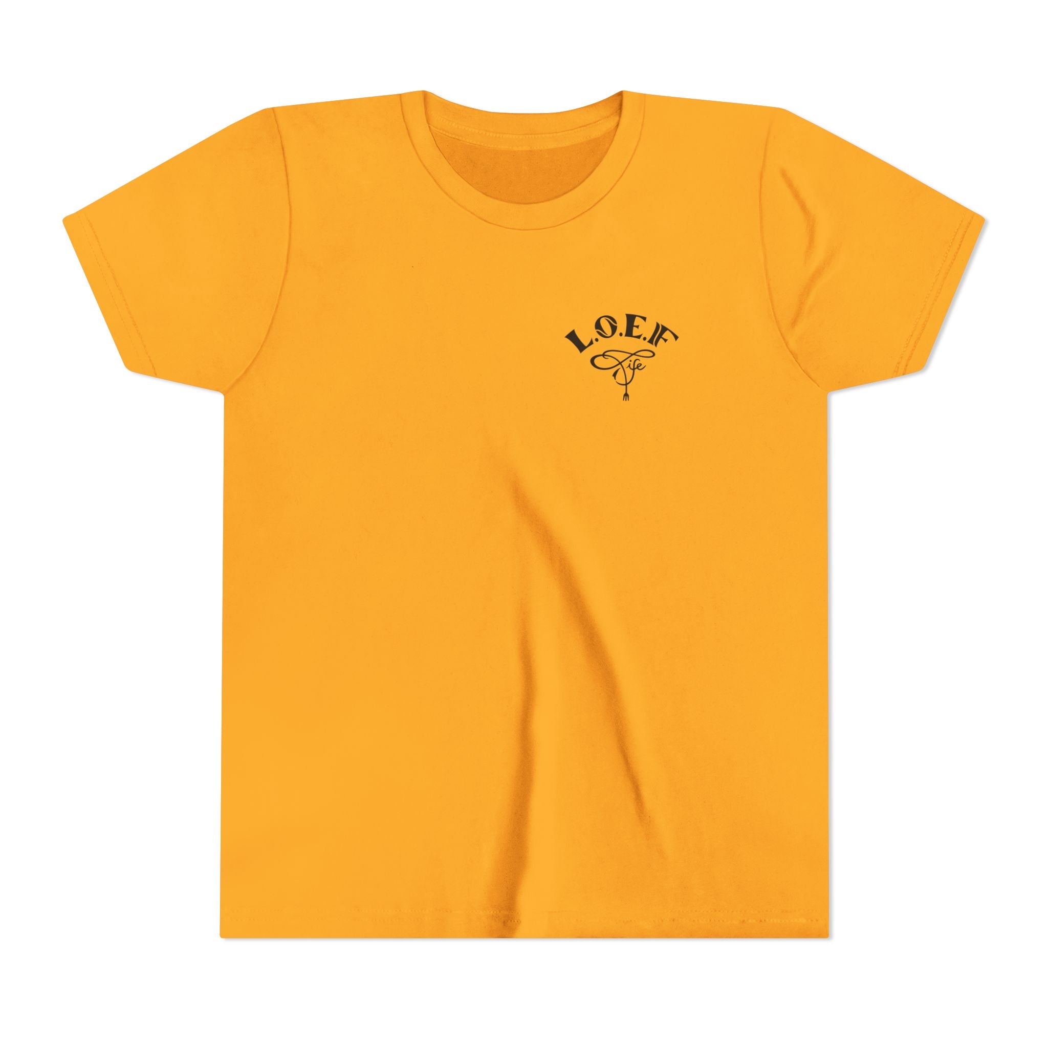 L.O.E.F Foodie 4Life Young Short Sleeve Tee (Black)