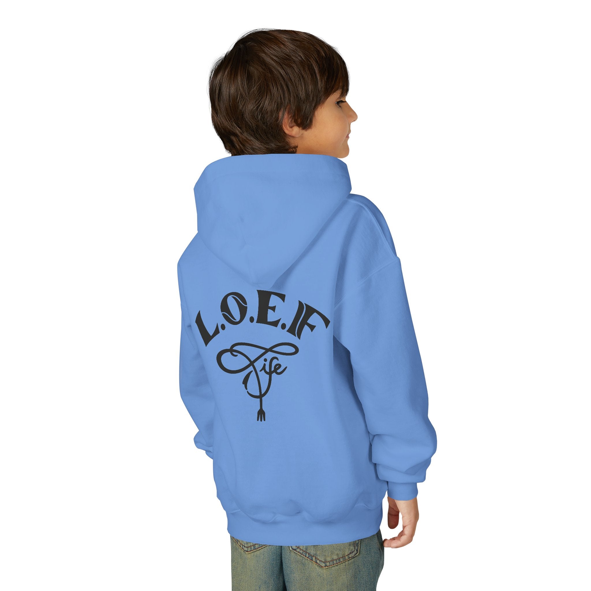 L.O.E.F Foodie 4Life Young Hoodie (Fiery Red)