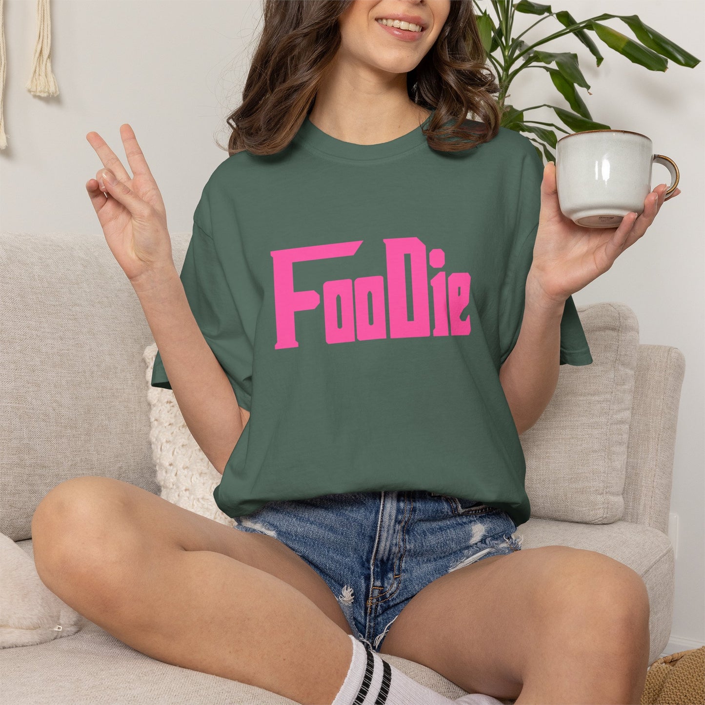 L.O.E.F Foodie Unisex Tee Shirt (Pink)