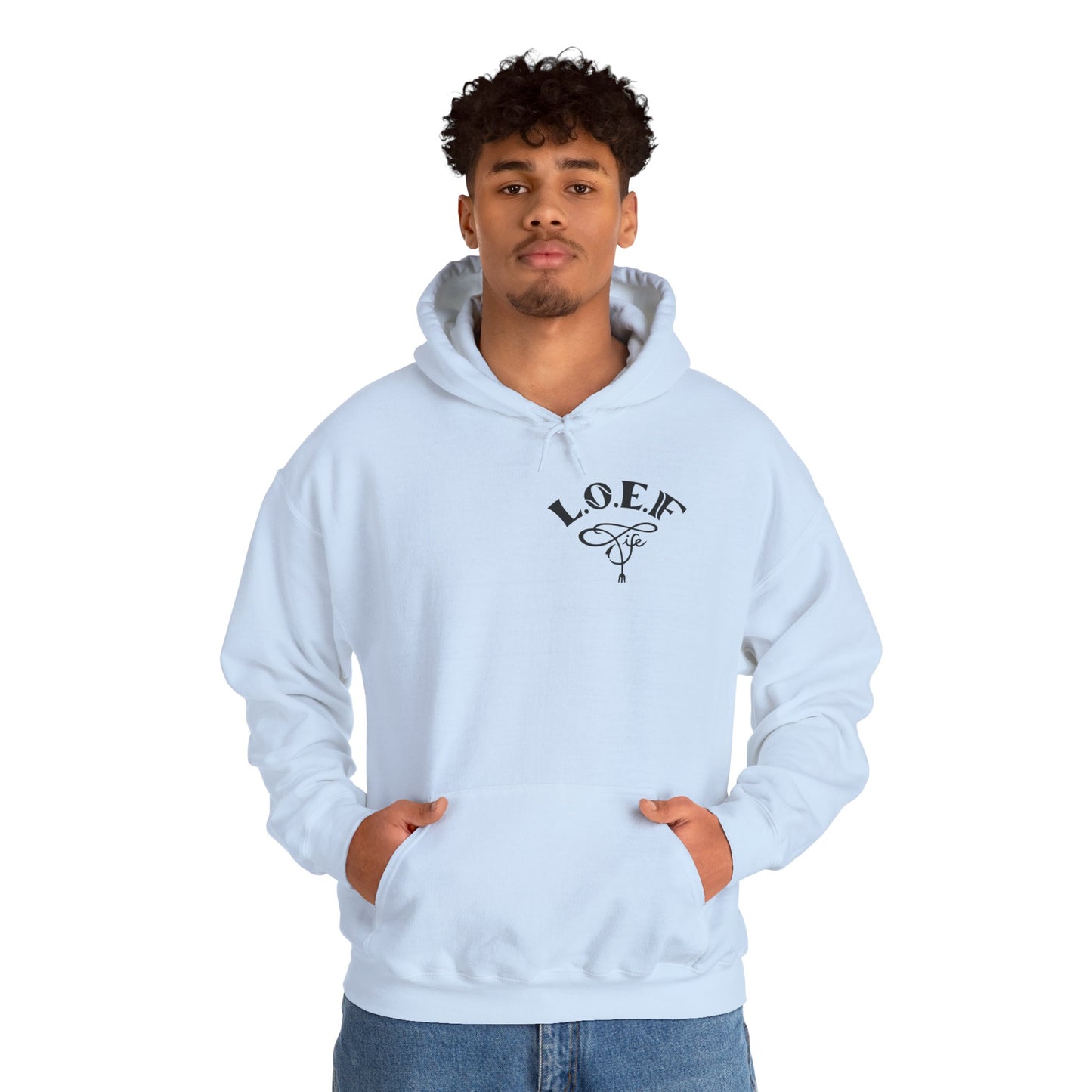 L.O.E.F Foodie 4Life Vegan Hoodie (Fuchsia)