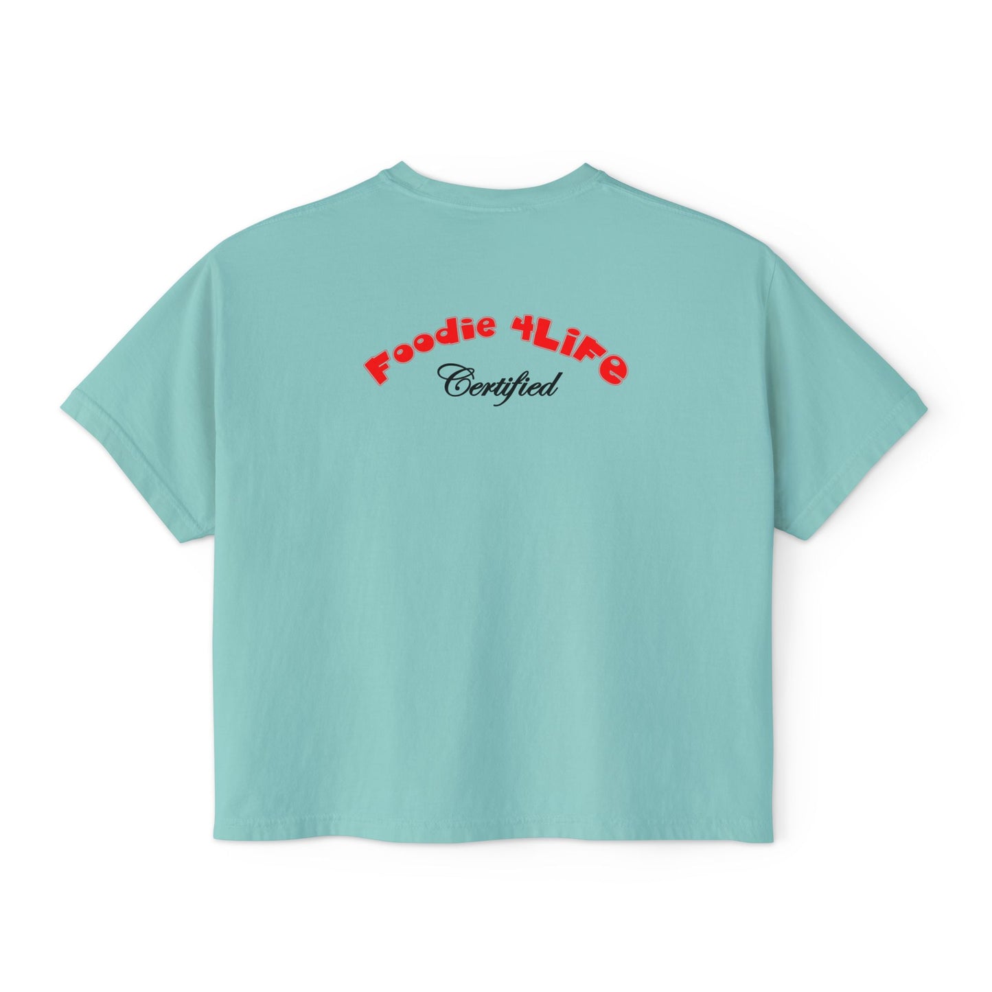 L.O.E.F Foodie 4Life Certified Boxy Tee (Fiery Red)