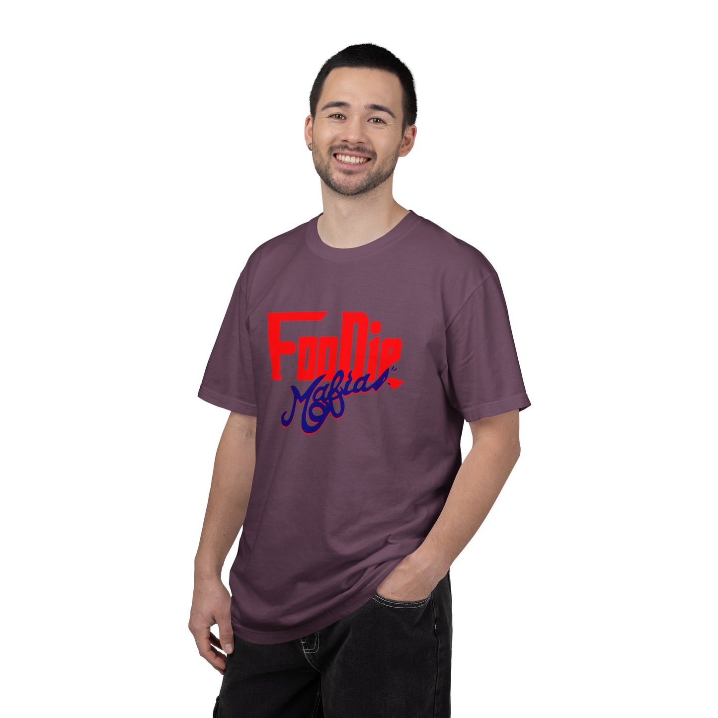 L.O.E.F Red Foodie Mafia Unisex Tee shirt (Dark Blue)
