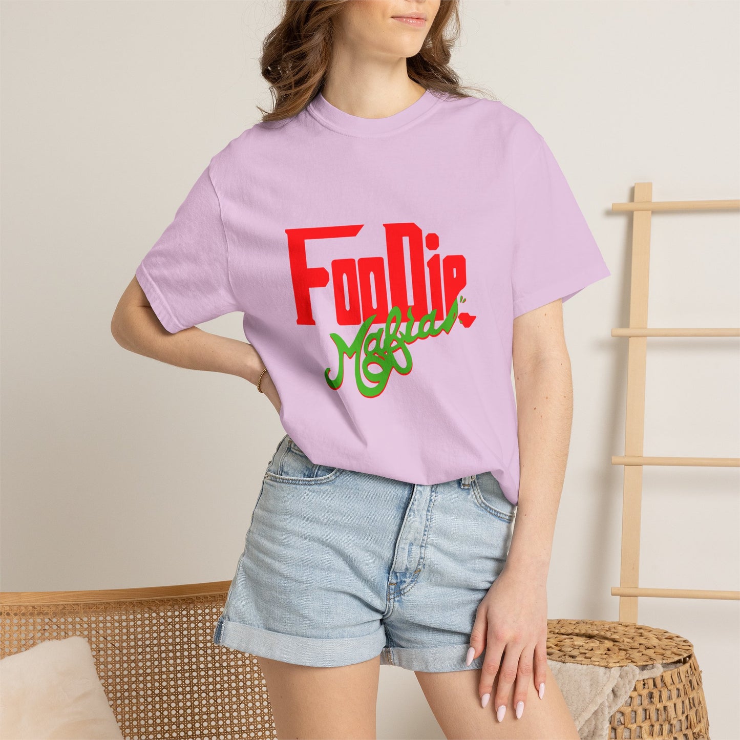L.O.E.F Red Foodie Mafia Unisex Tee Shirt (Kelly Green)