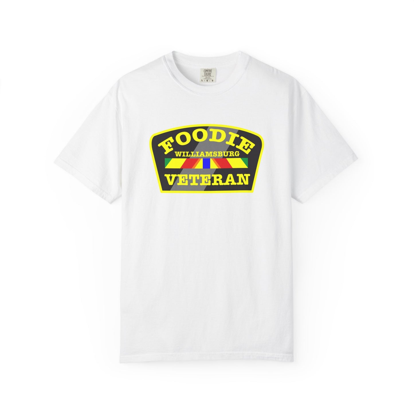 L.O.E.F Foodie Veteran WILLIAMSBURG Unisex Tee Shirt (Yellow)