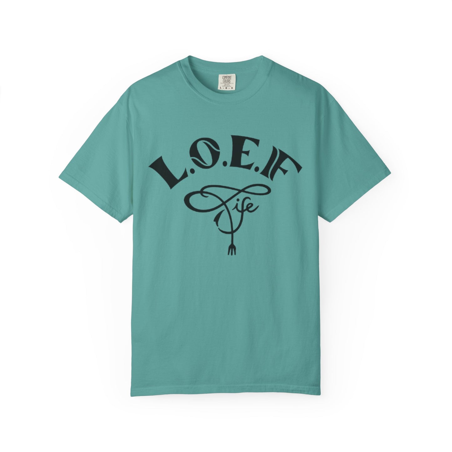 L.O.E.F Life Unisex Tee Shirt (Black)