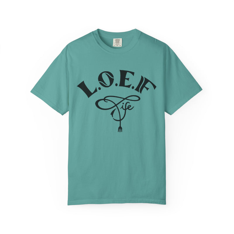 L.O.E.F Life Unisex Tee Shirt (Black)