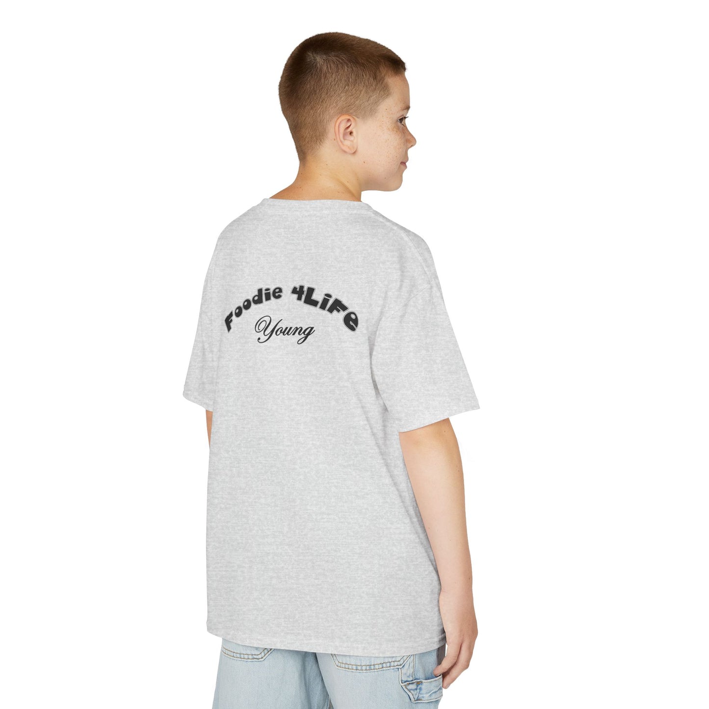 L.O.E.F Foodie 4Life Young Tee Shirt  (Black)