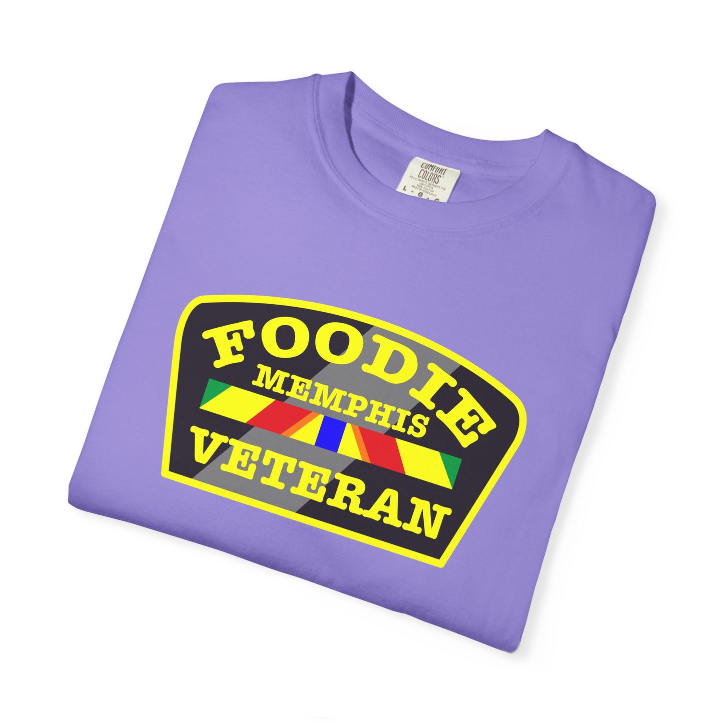 L.O.E.F Foodie Veteran MEMPHIS Unisex Tee Shirt (Yellow)