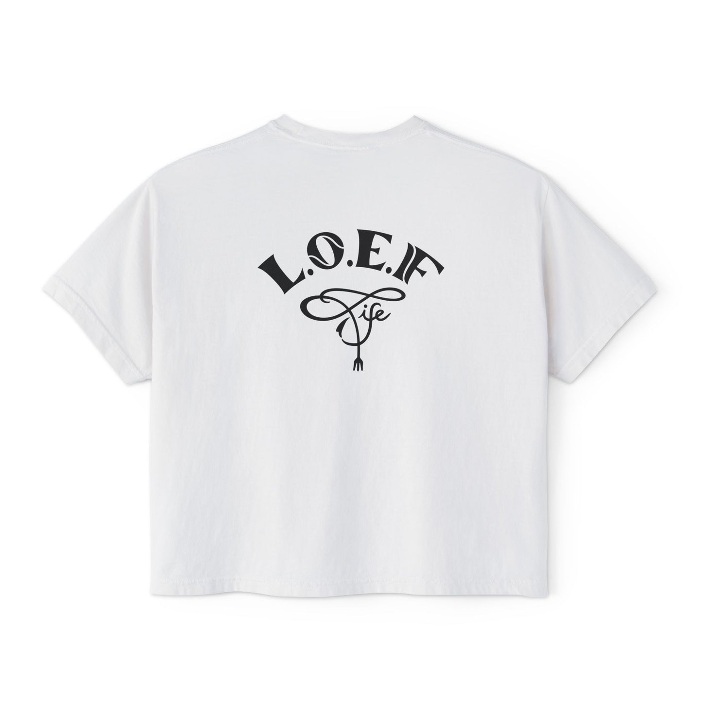 L.O.E.F Foodie 4Life Certified Boxy Tee (Fuchsia)