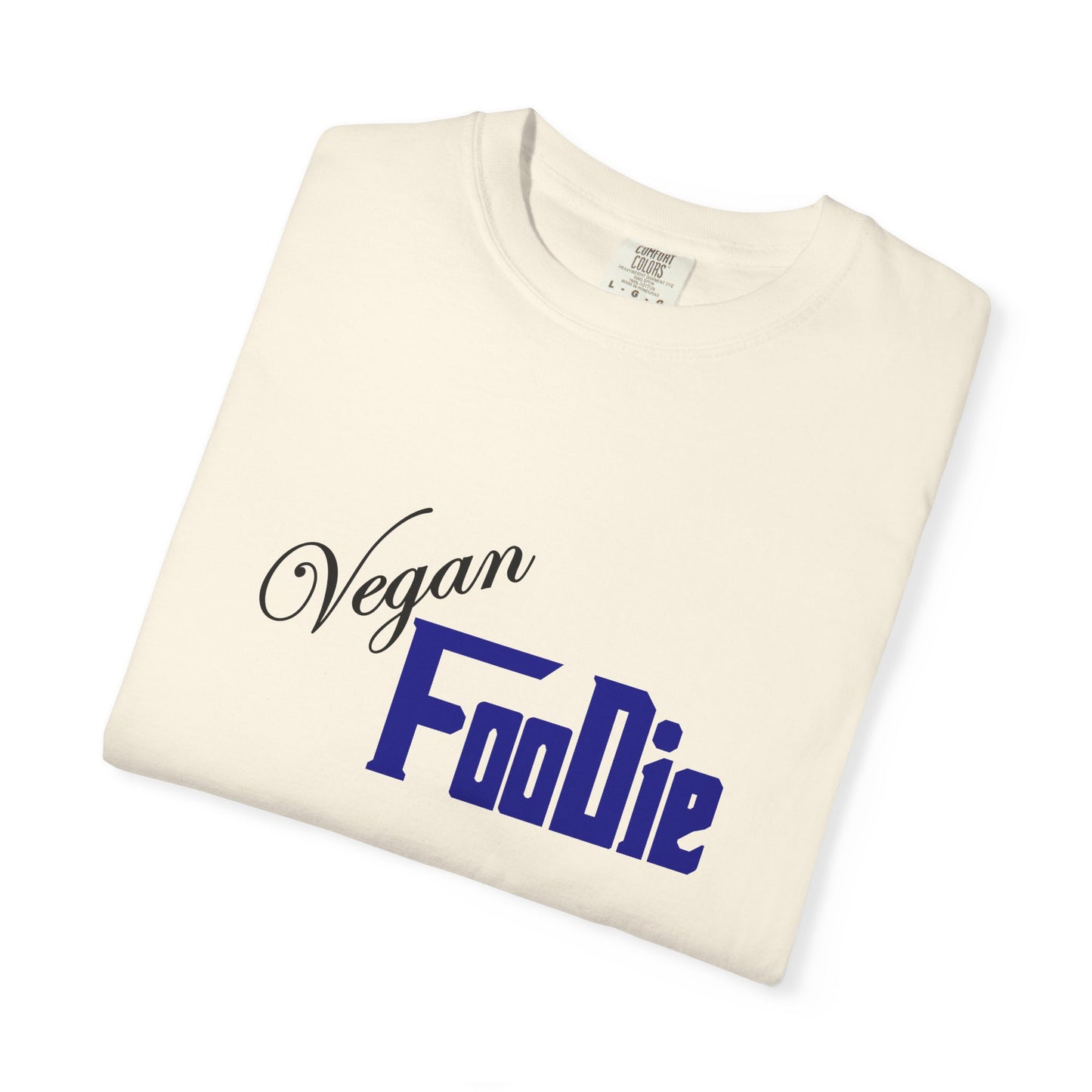 L.O.E.F Unisex Vegan Foodie Tee Shirt (Dark Blue)
