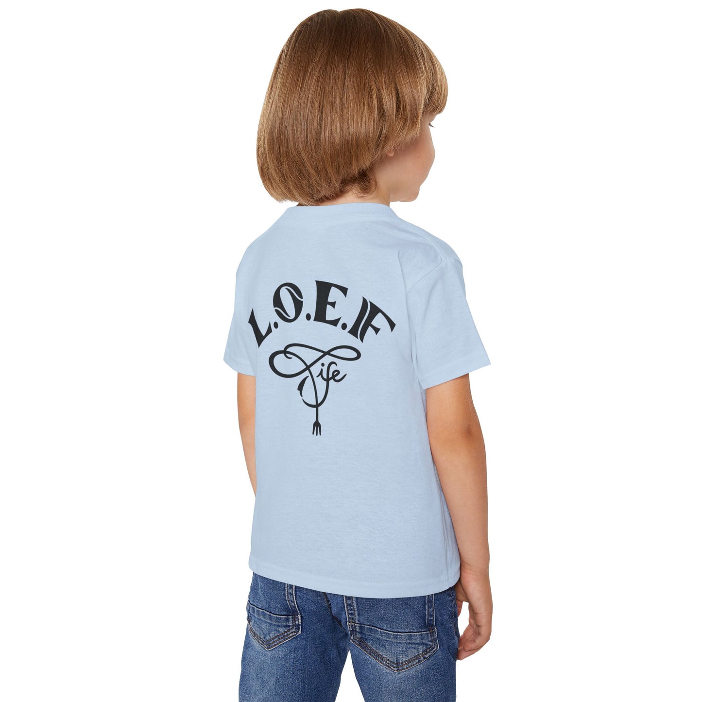 L.O.E.F Foodie 4Life Baby Tee Shirt  (Violet)