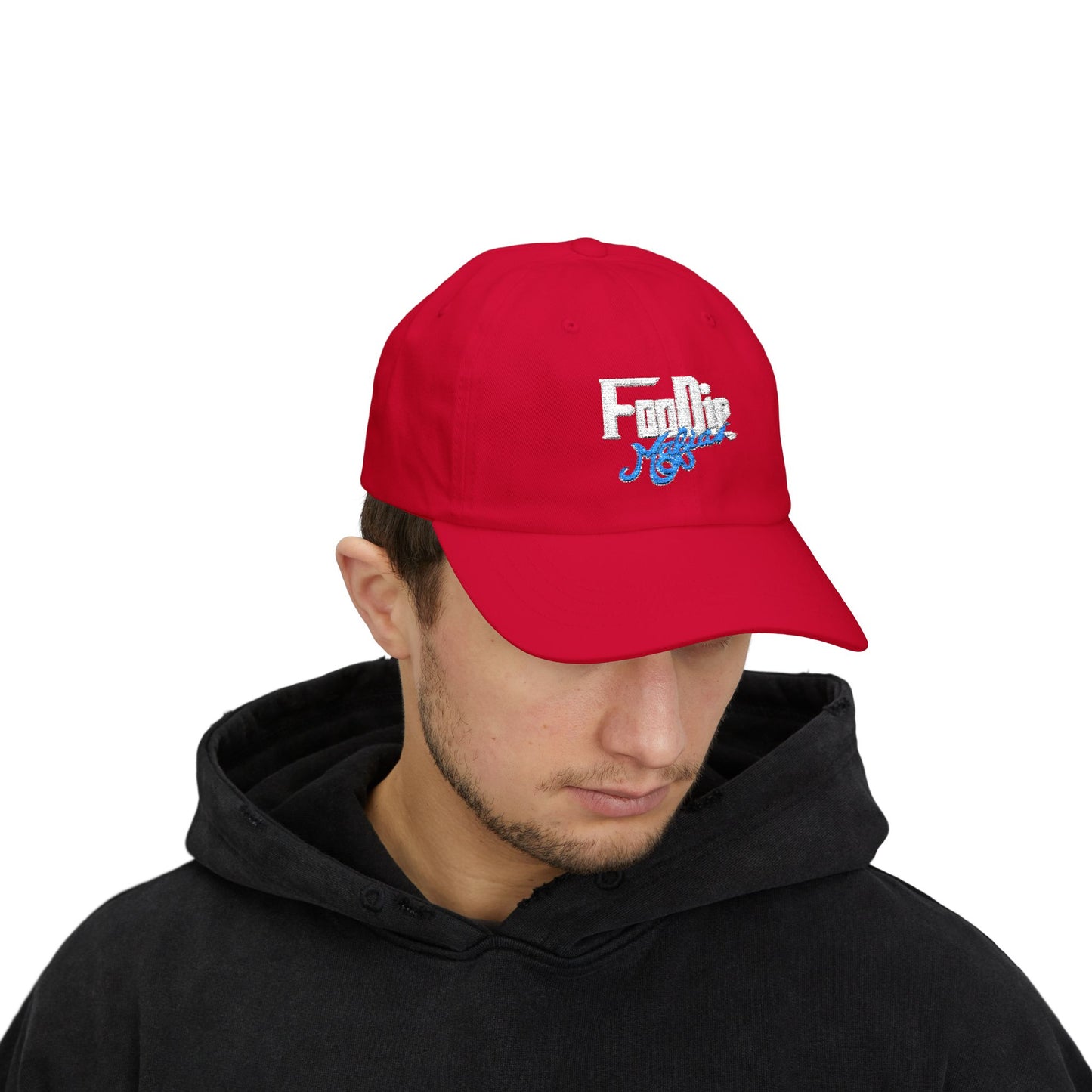 L.O.E.F White Foodie Cap (Sky Blue)