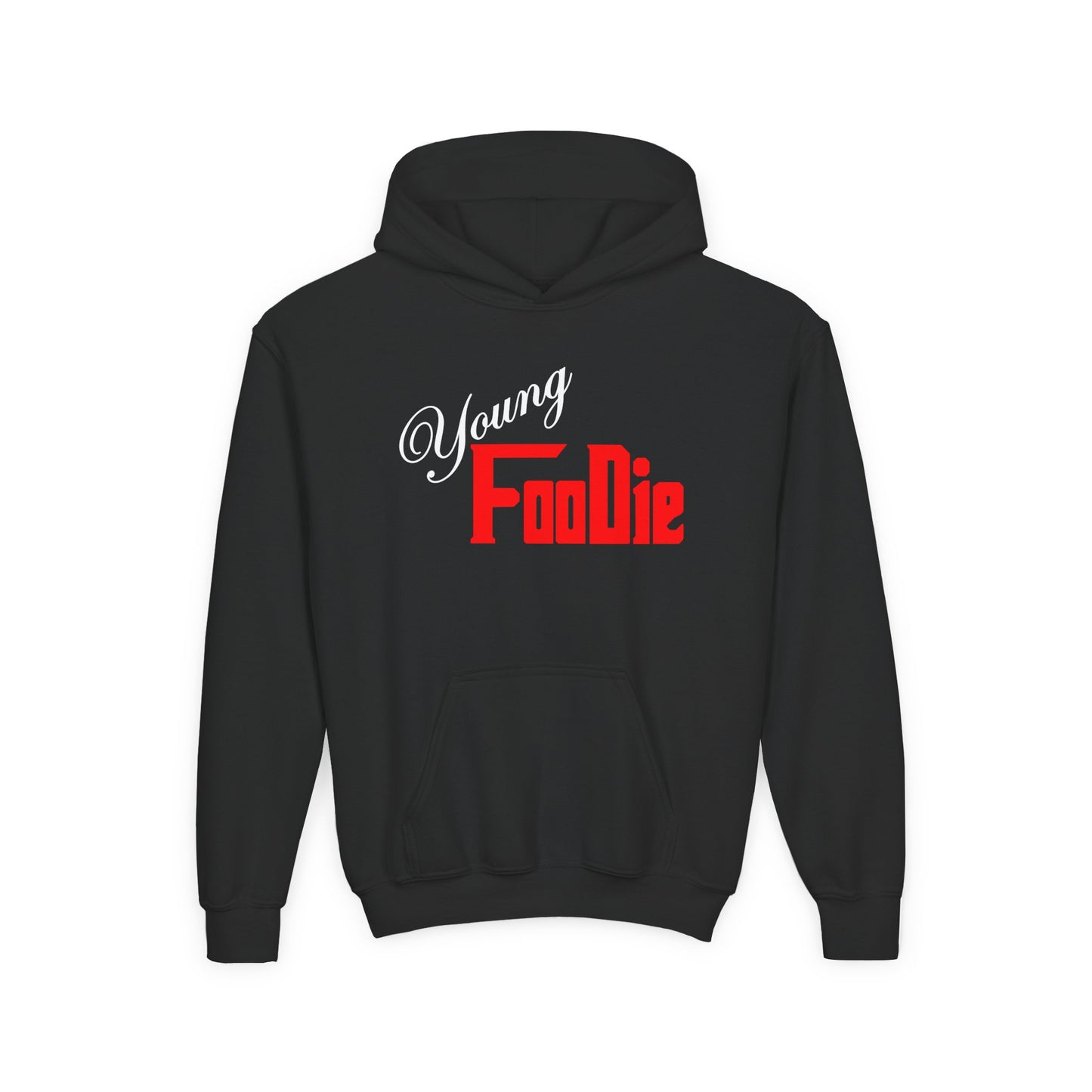 L.O.E.F Young Foodie Youth Hooded Sweatshirt (Fiery Red)