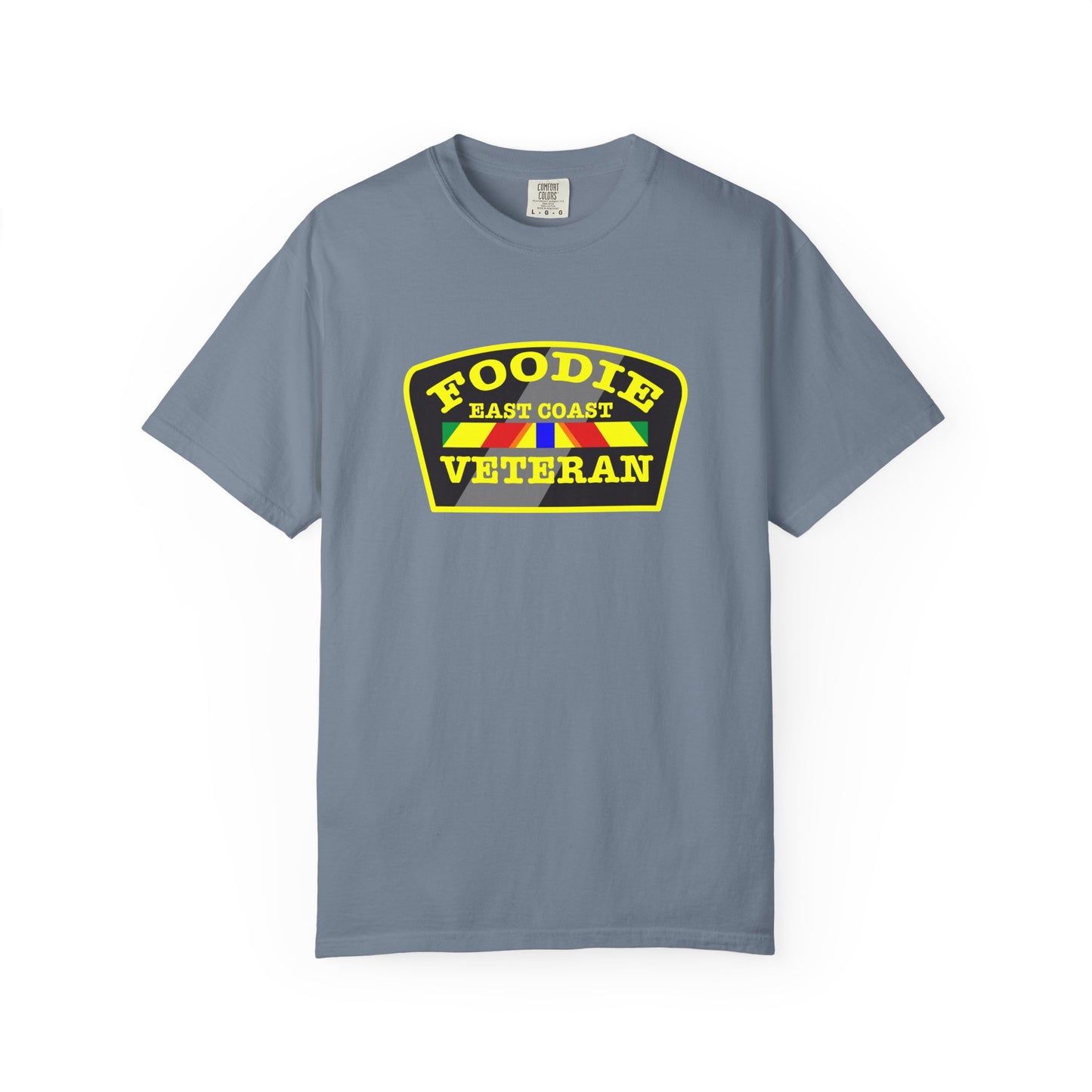 L.O.E.F Foodie Veteran EAST COAST Unisex Tee Shirt (Yellow)