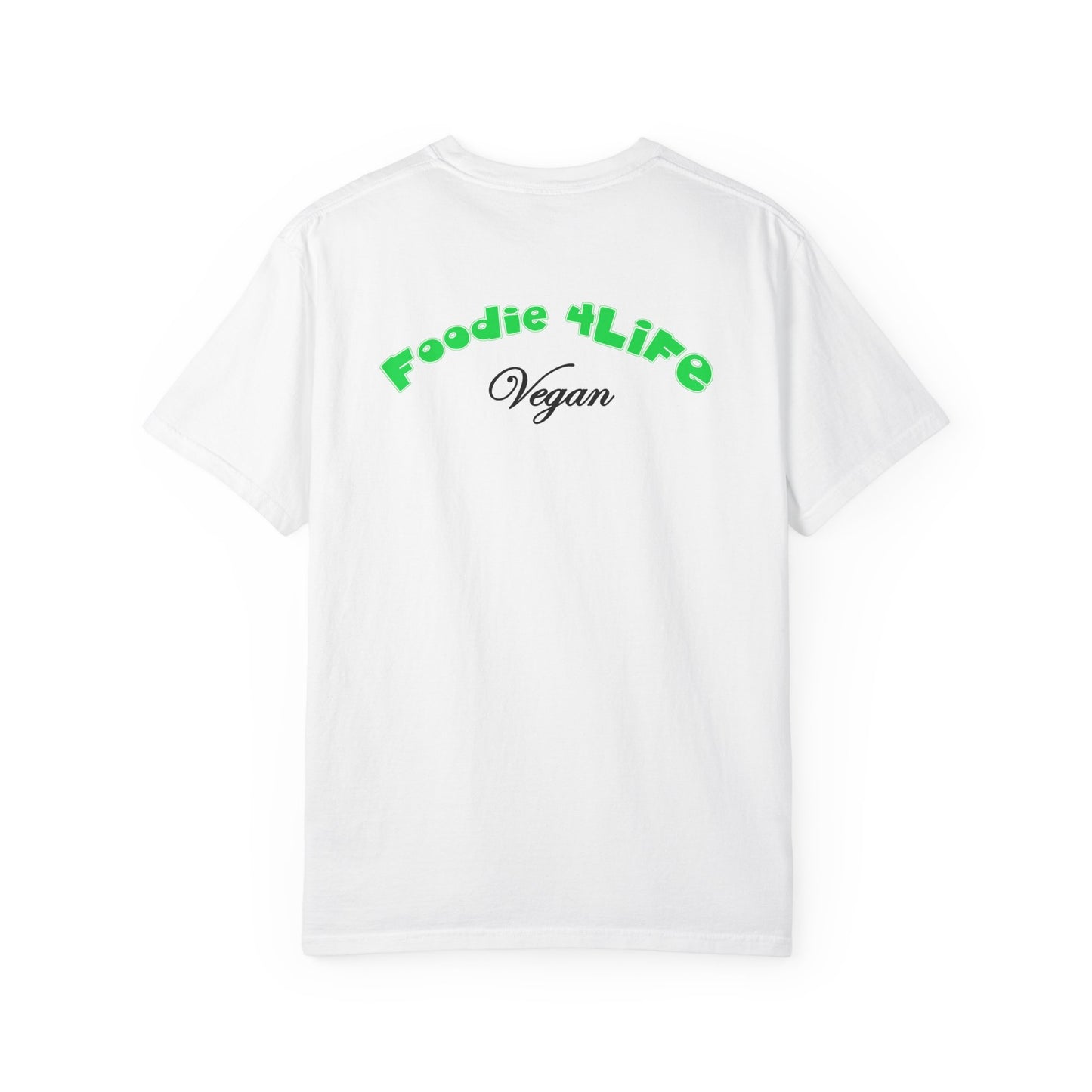 L.O.E.F Foodie 4Life Vegan Unisex Tee Shirt (Machalite Green)