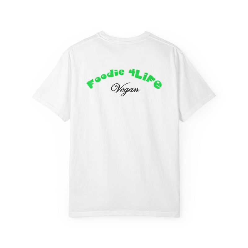 L.O.E.F Foodie 4Life Vegan Unisex Tee Shirt (Machalite Green)