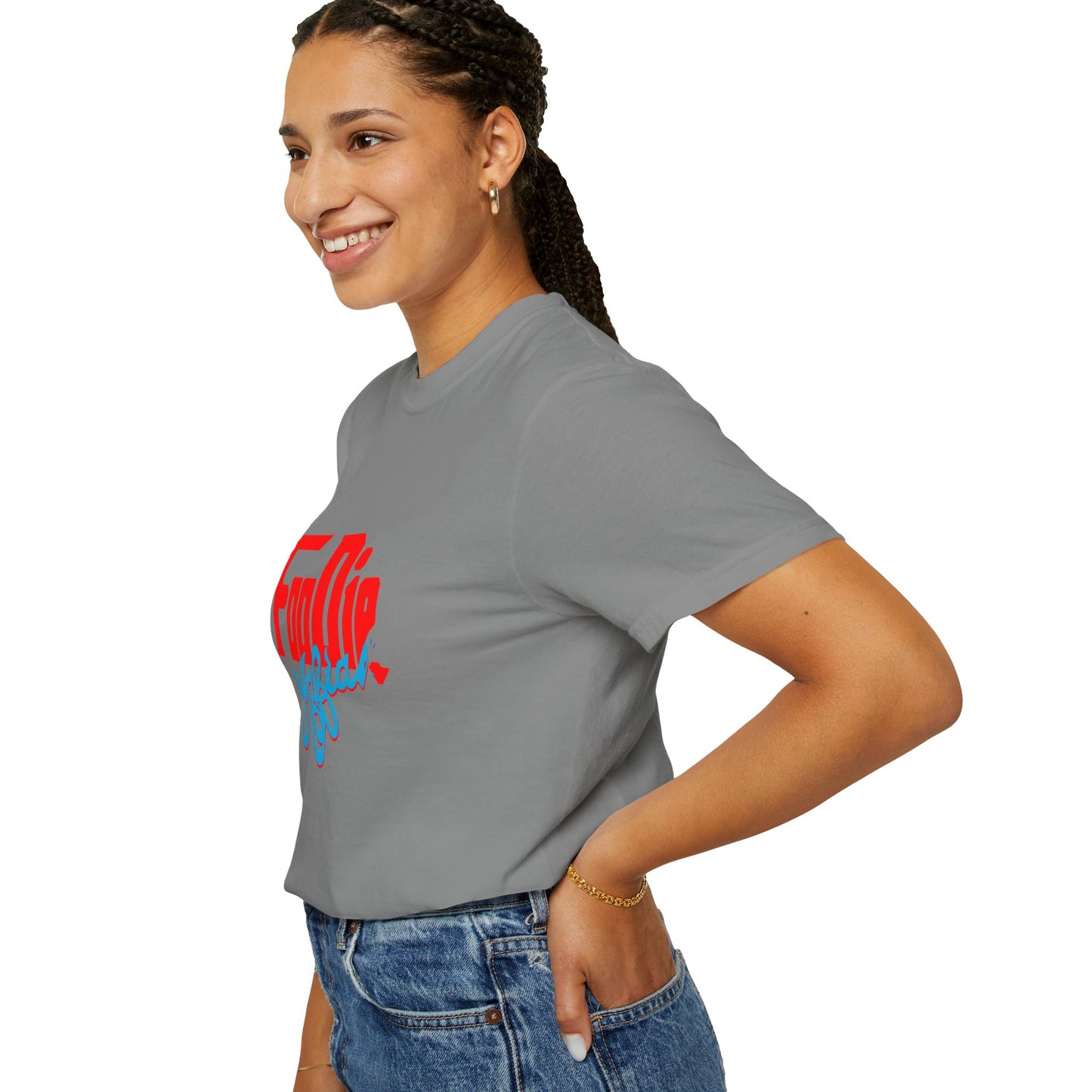 L.O.E.F Red Foodie Mafia Unisex Tee Shirt (Sky Blue)