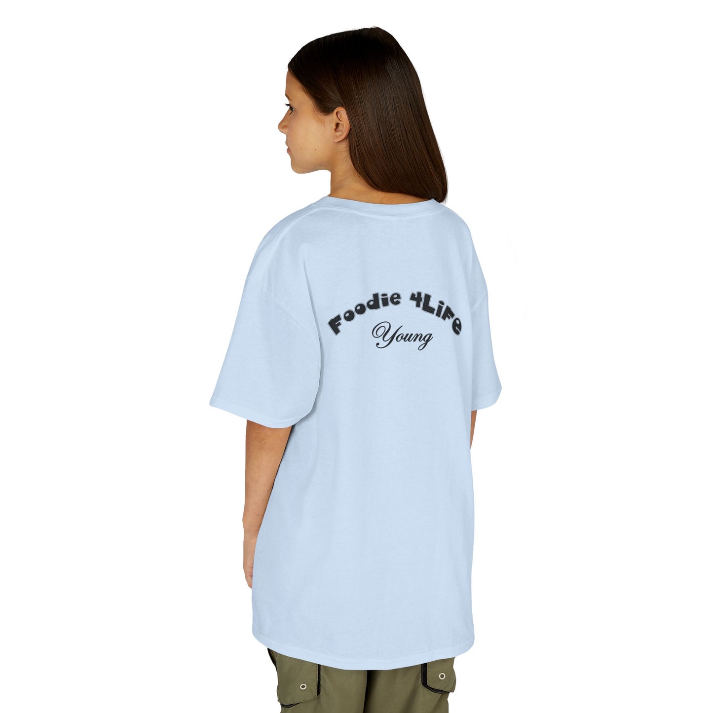 L.O.E.F Foodie 4Life Young Tee Shirt  (Black)