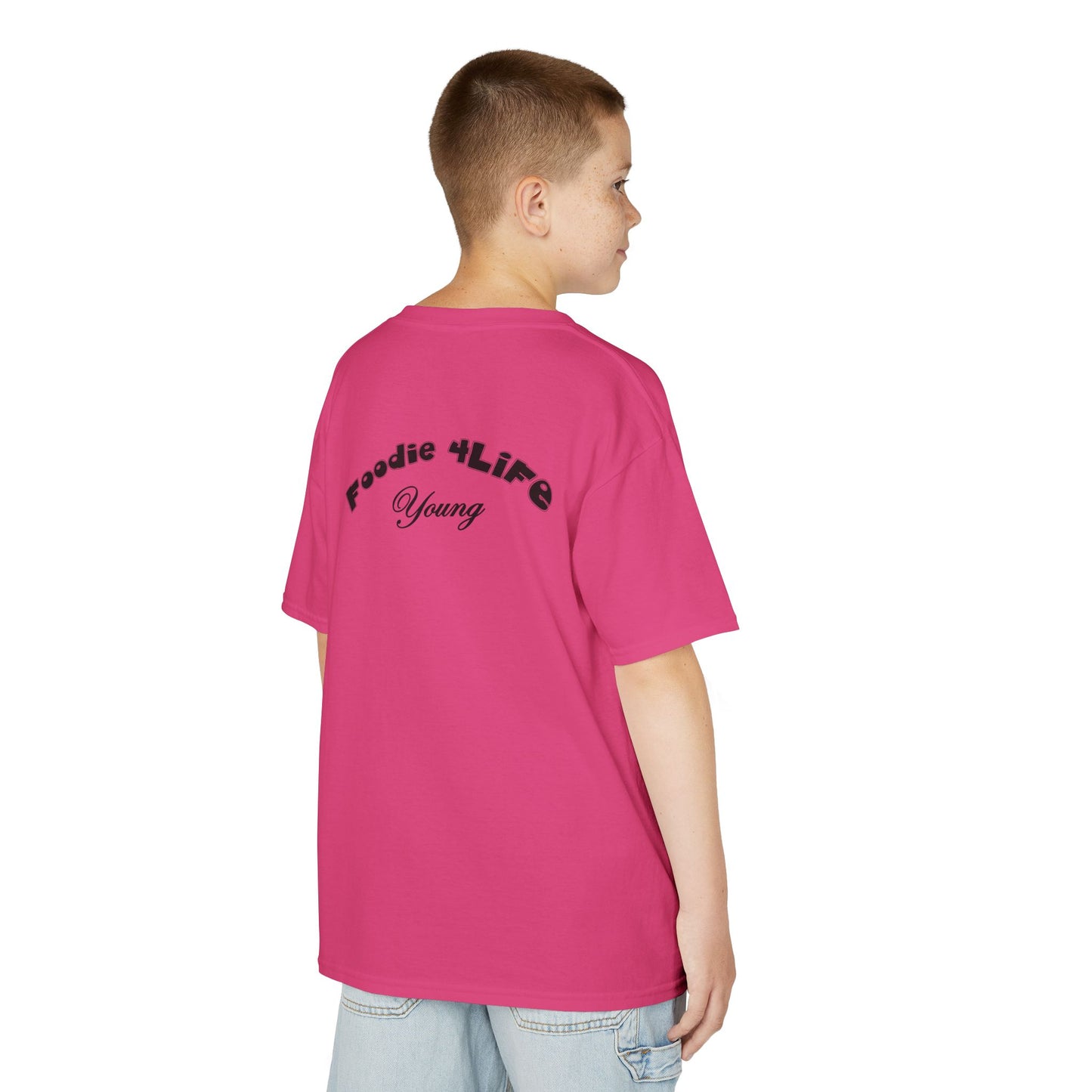 L.O.E.F Foodie 4Life Young Tee Shirt  (Black)