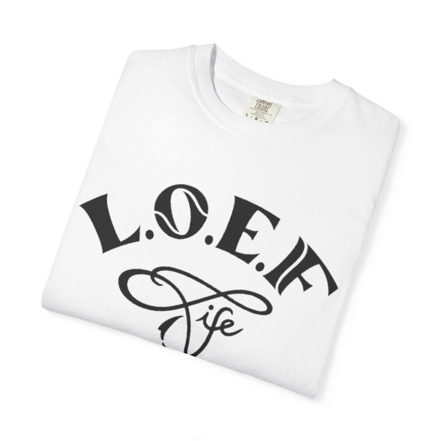 L.O.E.F Life Unisex Tee Shirt (Black)