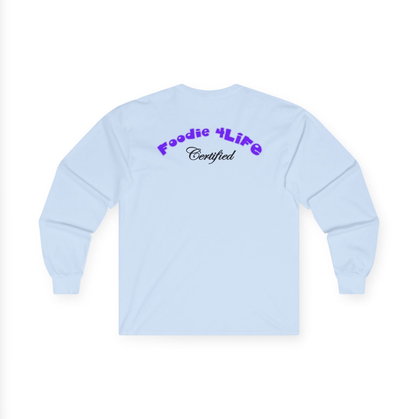 L.O.E.F Foodie 4Life Certified Long Sleeve Tee (Violet)