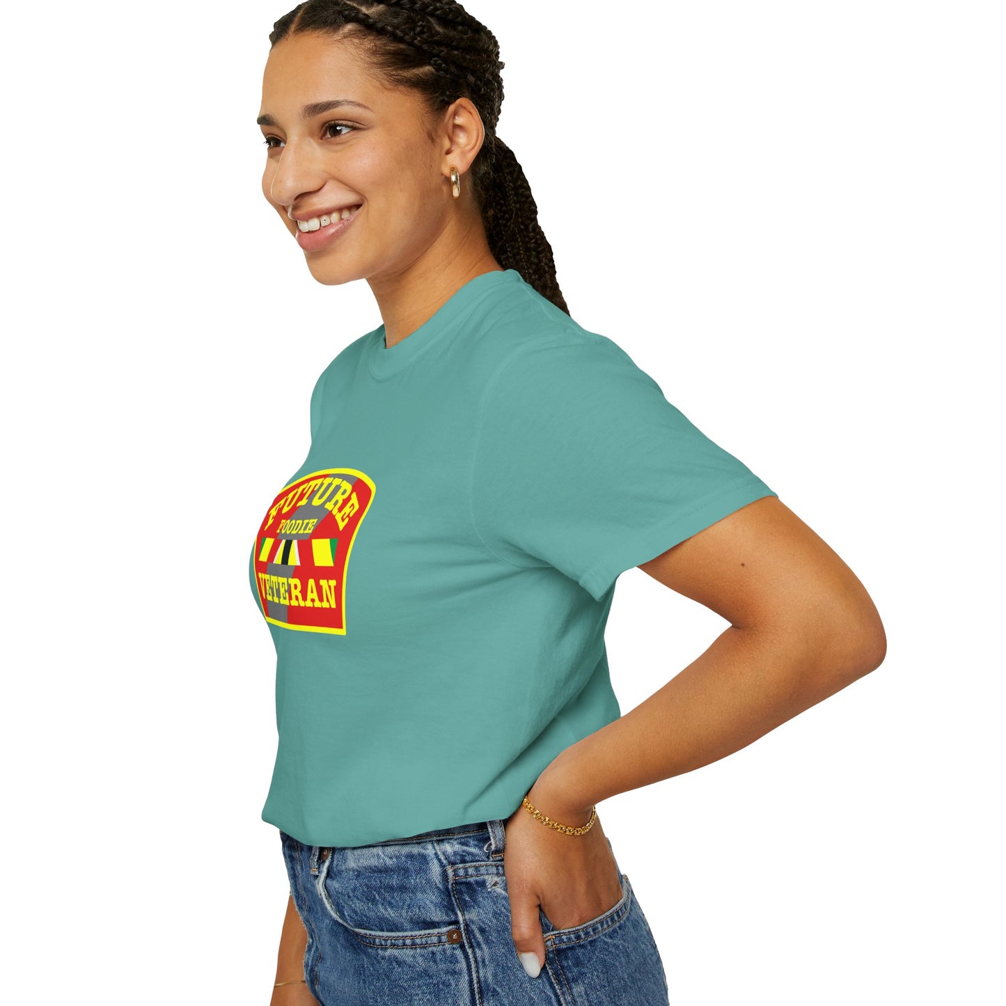 L.O.E.F Future Foodie Veteran Unisex Tee Shirt (Yellow)