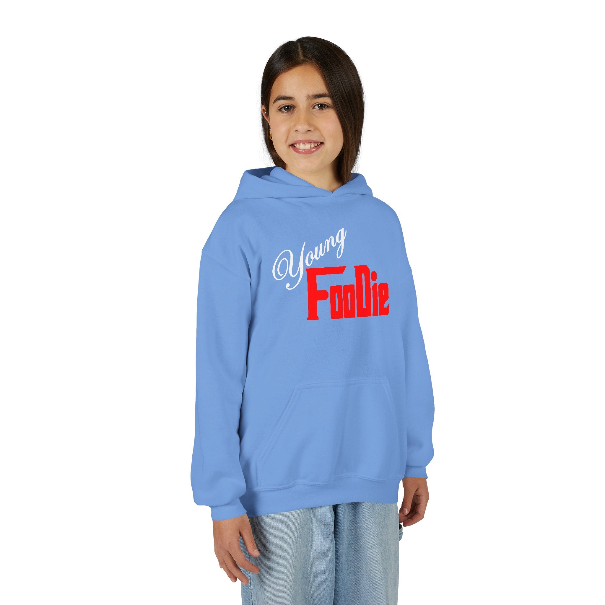 L.O.E.F Young Foodie Youth Hooded Sweatshirt (Fiery Red)