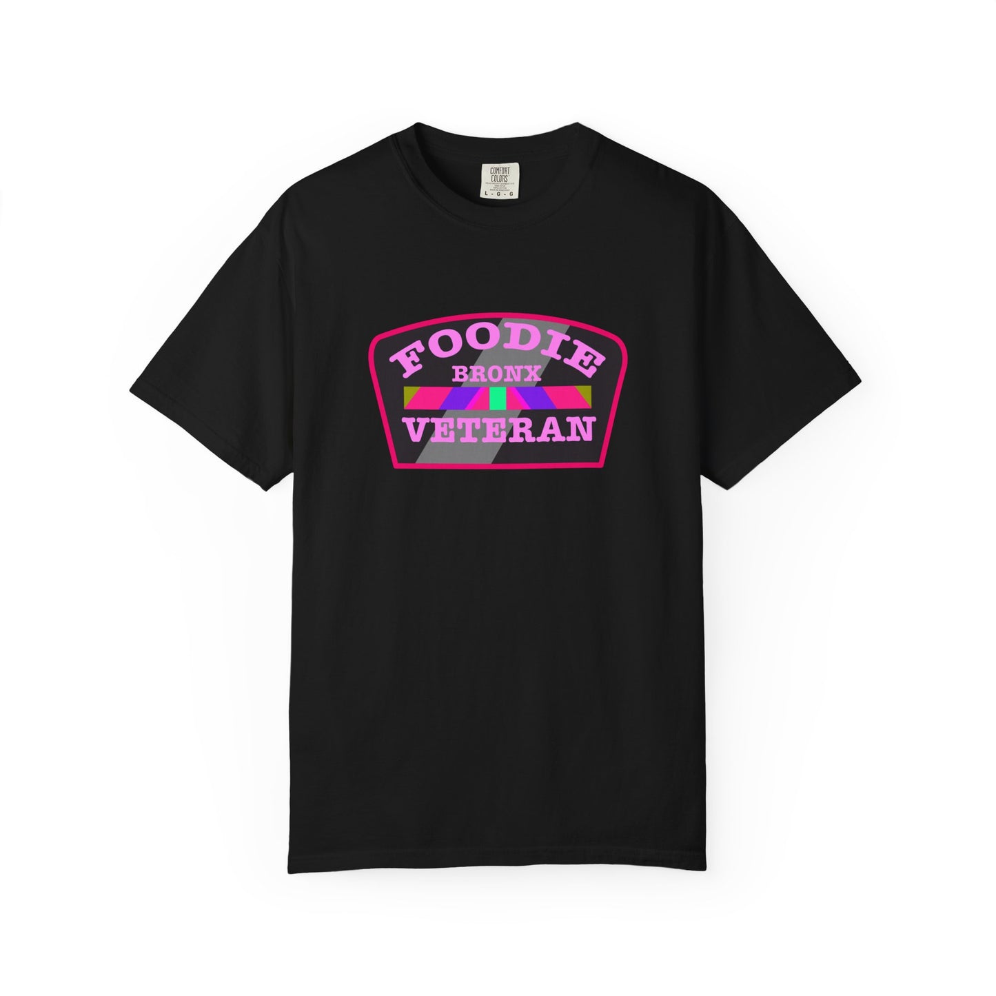 L.O.E.F Foodie Veteran Bronx Unisex Tee Shirt (Pink)