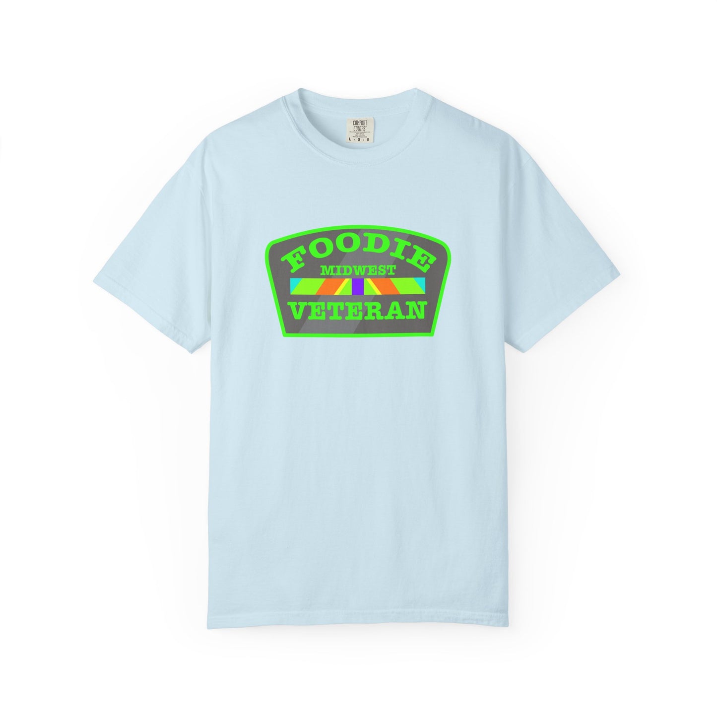 L.O.E.F Foodie Veteran MIDWEST Unisex Tee Shirt (Neon Green)