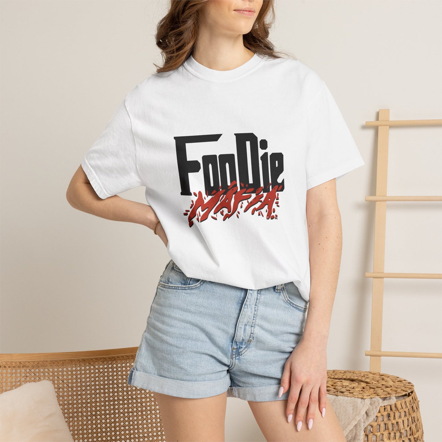 L.O.E.F Foodie Mafia Unisex Tee Shirt (Blood Orange)