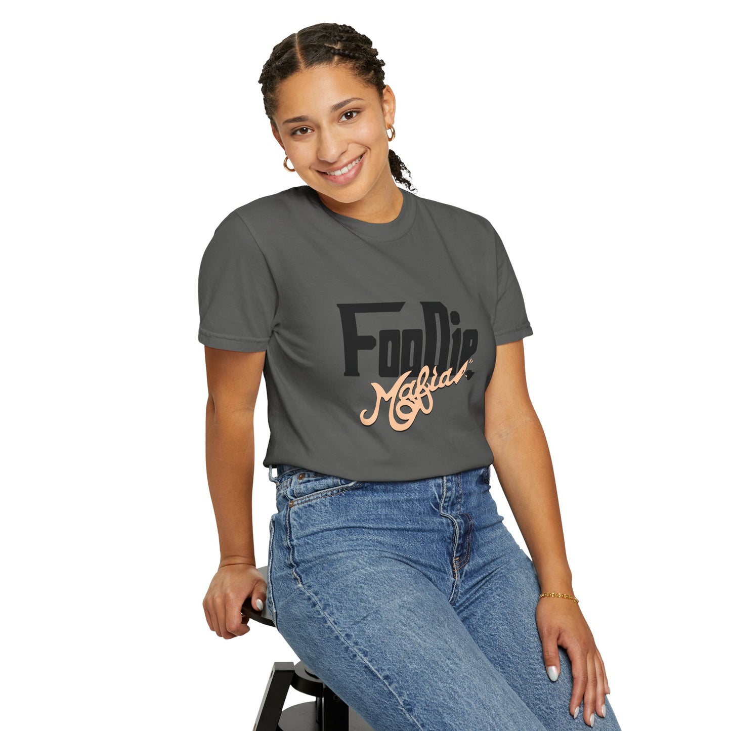 L.O.E.F Foodie Mafia Unisex Tee Shirt (Soft Yellow)