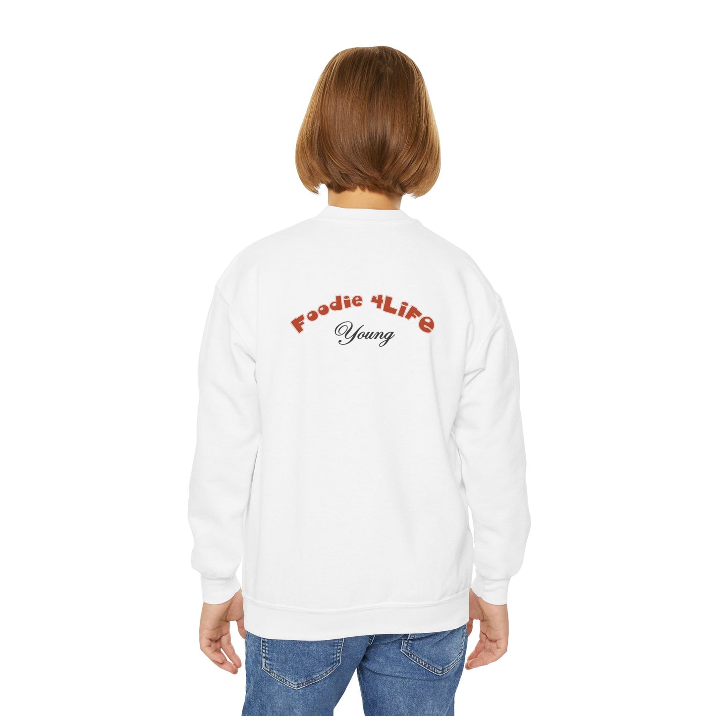 L.O.E.F Foodie 4Life Young Sweatshirt  (Rust)