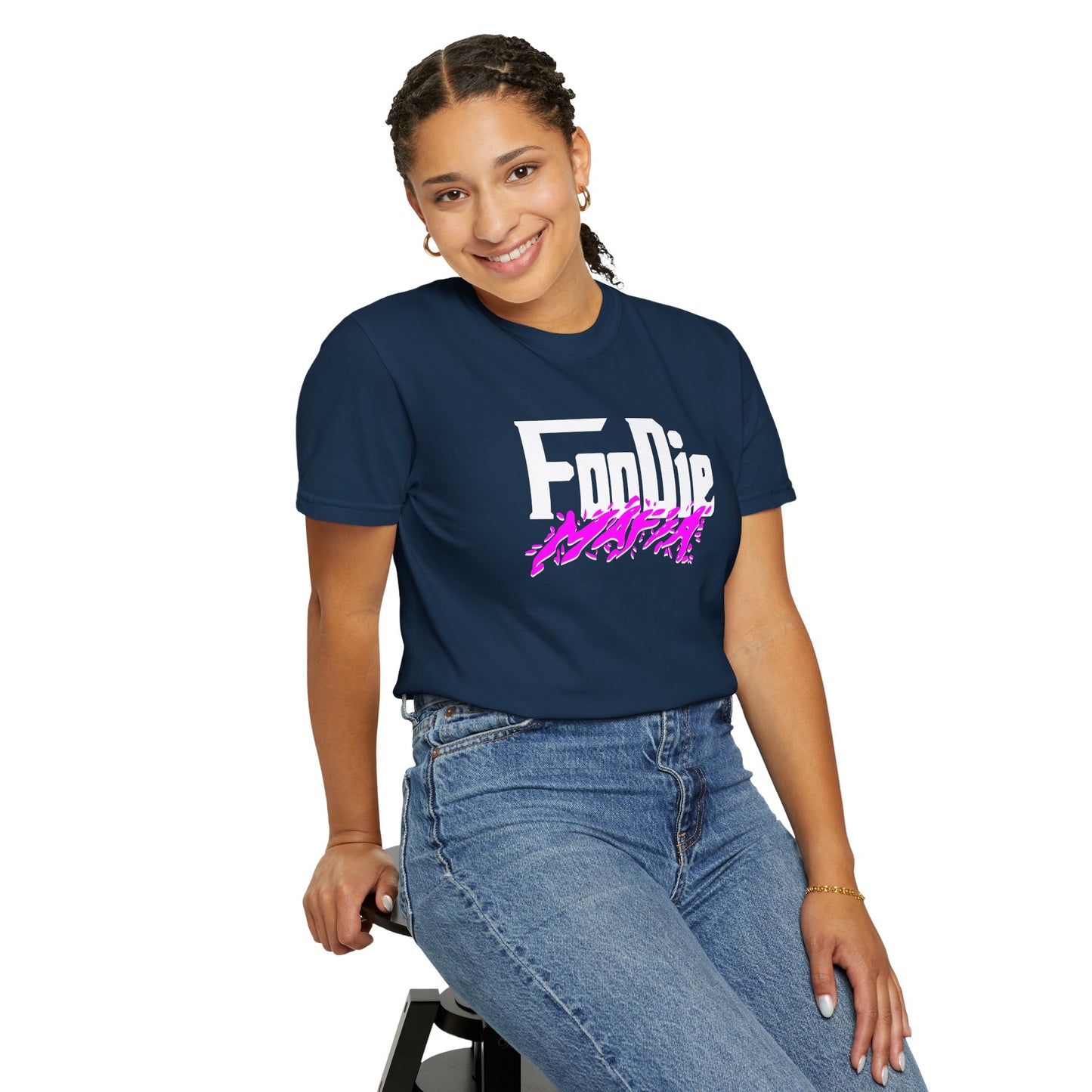 L.O.E.F Foodie Mafia Unisex Tee Shirt  (Purple)