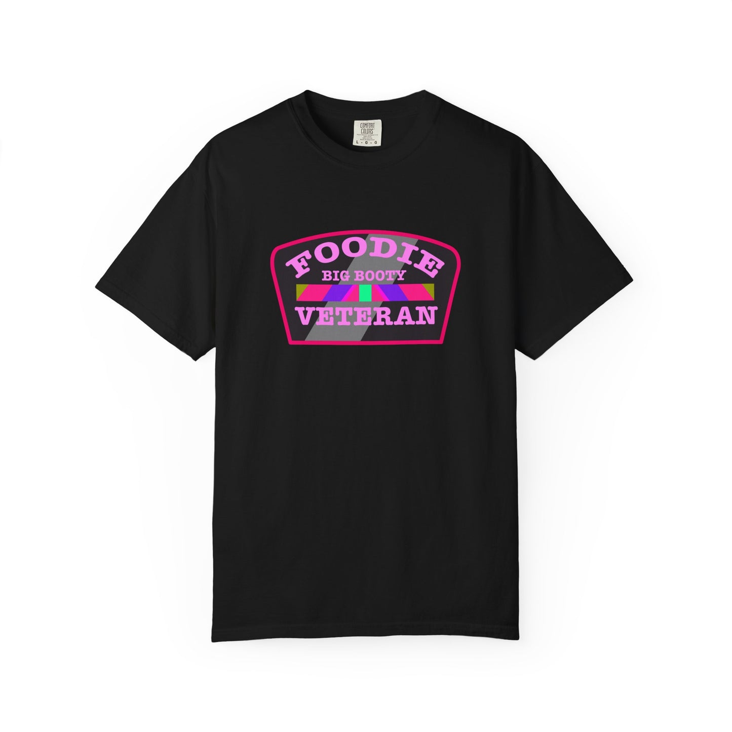L.O.E.F Foodie Veteran BIG BOOTY Unisex Tee Shirt (Pink)