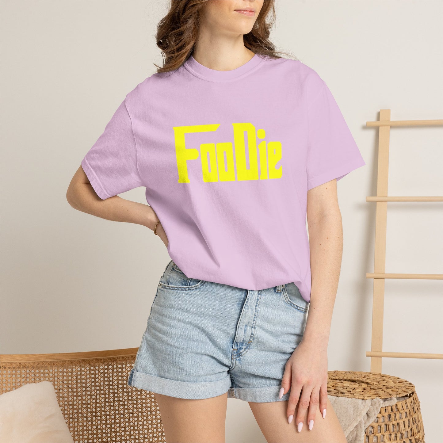 L.O.E.F Foodie Unisex Tee Shirt  (Yellow)