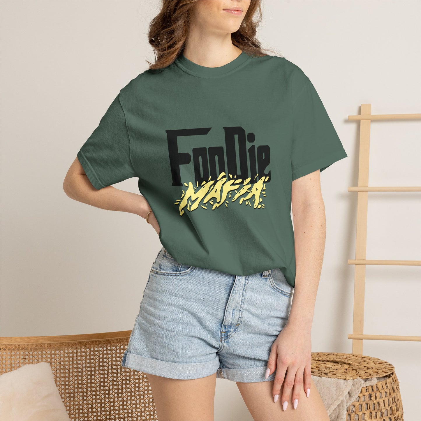 L.O.E.F Foodie Mafia Tee Shirt (Yellow)