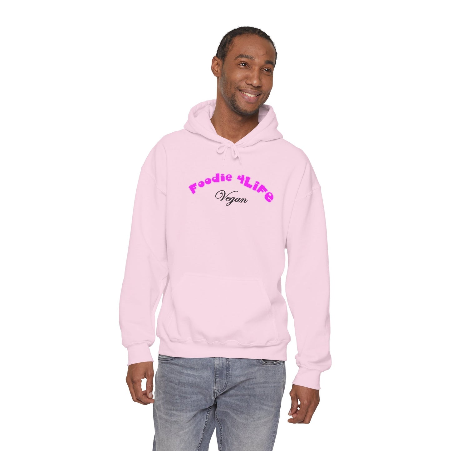 L.O.E.F Foodie 4Life Vegan Hoodie (Fuchsia)