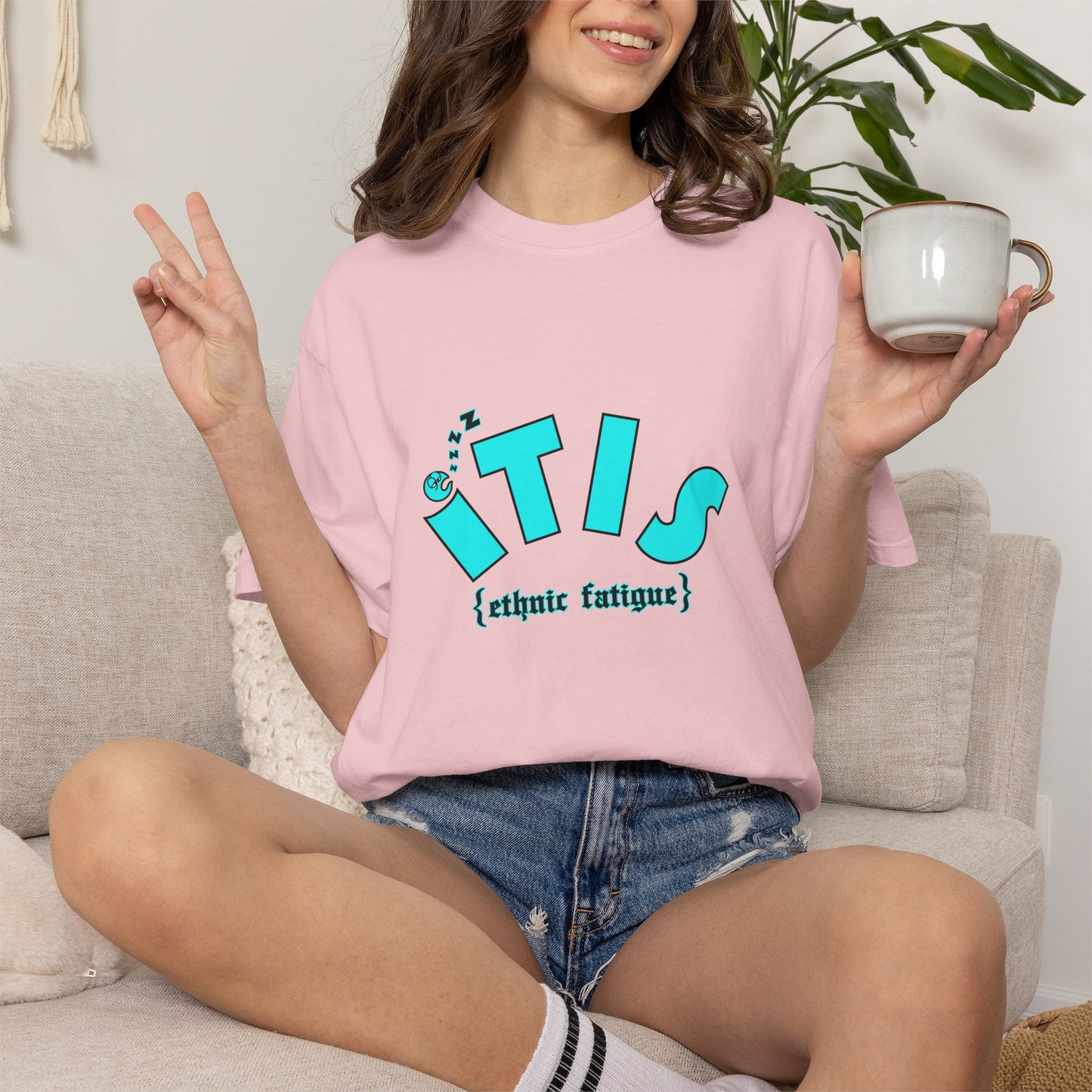 L.O.E.F ITIS Unisex Tee shirt (Blue)